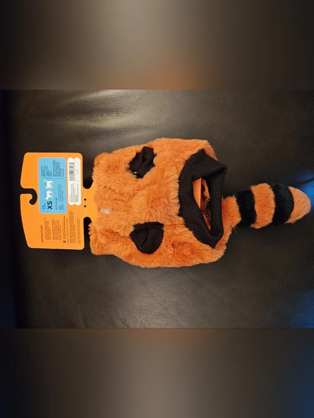 Boots & Barkley Pet Costume Raccoon For Cats/Dogs. Size XS.